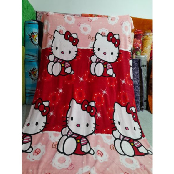 Selimut Anak Karakter Bulu Halus Super Lembut uk 200 x 140 Berbagai Motif