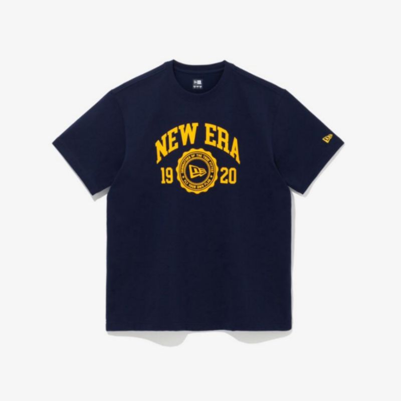 T-Shirt New Era Cap College Navy Original