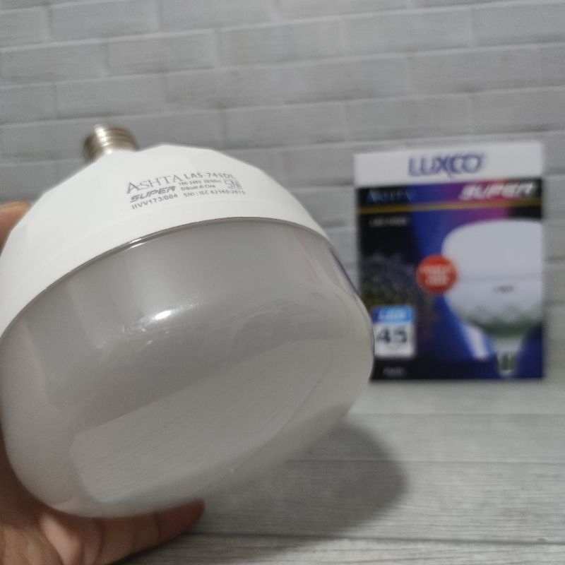 LUXCO ASHTA SUPER LAMPU LED BULB 45W 45 WATT CAHAYA PUTIH