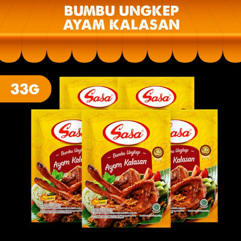 

Sasa Bumbu Ungkep Ayam Kalasan 33gr x 5pcs