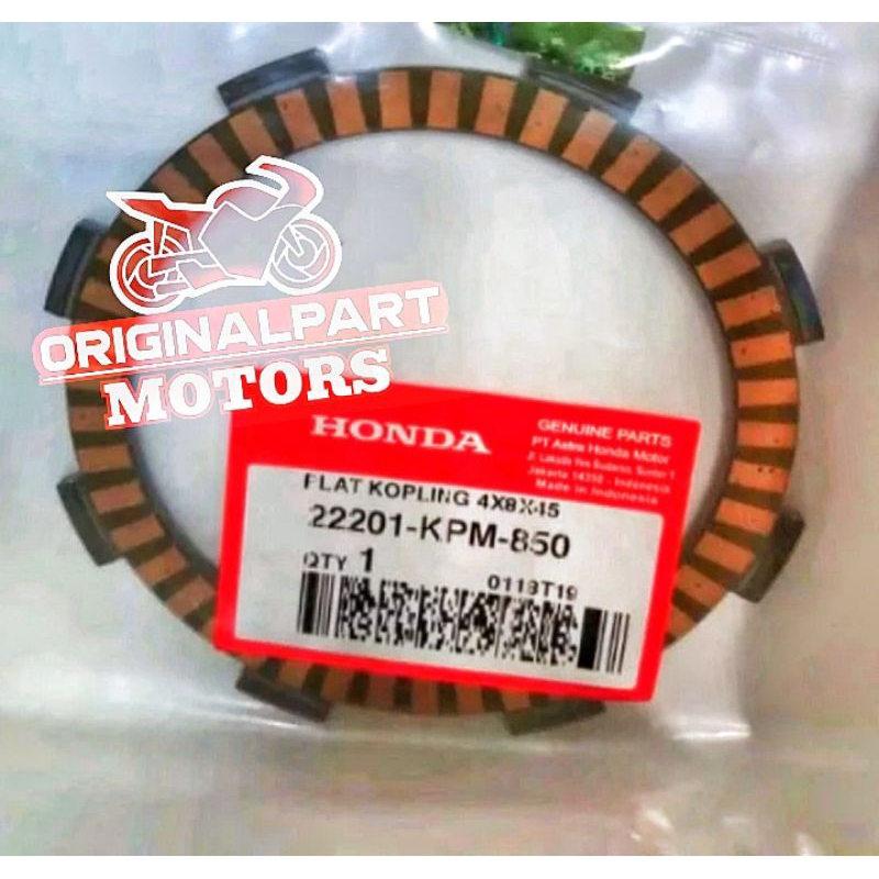 Disk Clutch Fric Kampas Kopling 4X8X45 Mesin KPM 22201KPM850 Originalpart