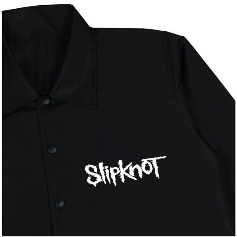Jaket Coach Parasut Slipknot Premium / Jaket Windbreaker Slipknot Limited Edition