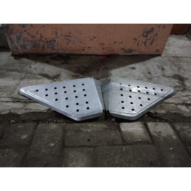 Tutup samping jepstyle custom scorpio cover box accu aki motor japstyle custom