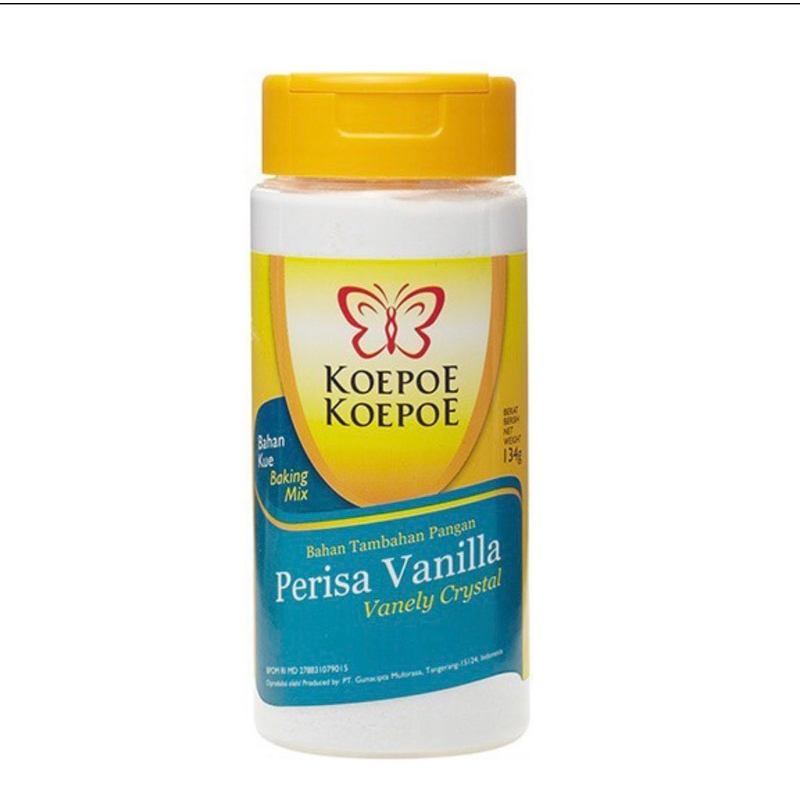 

VANILI/ PERISA VANILA BUBUK BOTOL KOEPOE KOEPOE KUPU KUPU 134Gr