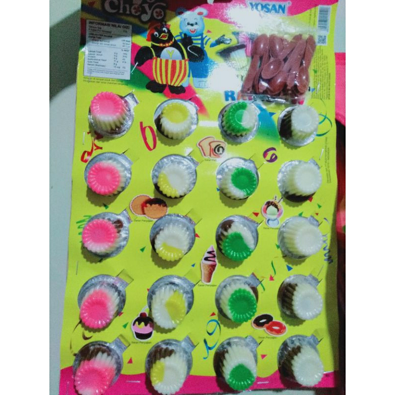 

Coklat Choyo Choyo Rainbow Cup Isi 20 Pcs/Yosan Choyo Choyo Cup Rainbow isi 20 PCS/Coklat Choyo Cup Pelangi 20 pcs/Coklat Jadul/Jajanan Jadul VIRAL