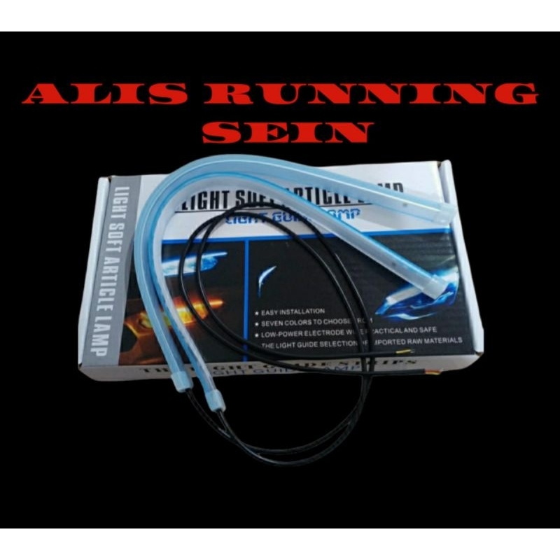 LAMPU LED ALIS RUNNING SEN MOTOR/MOBIL UNIVERSAL HARGA SATU PASANG