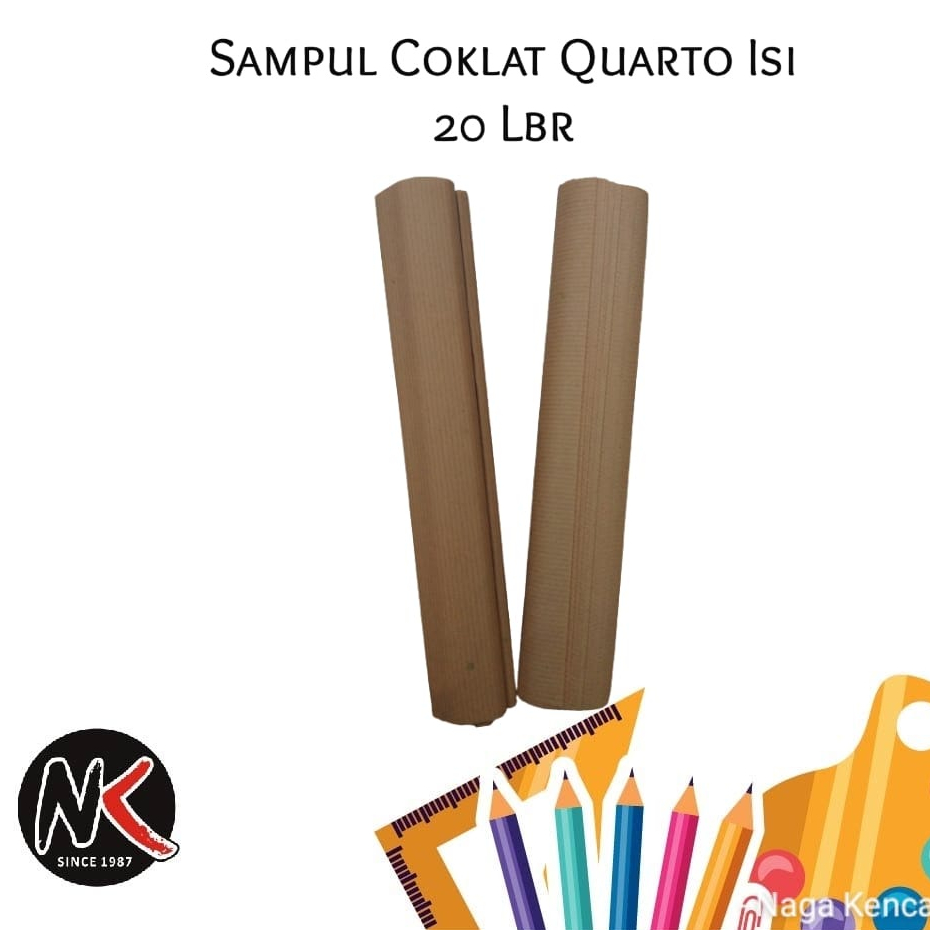 

Sampul Coklat Polos Quarto isi 20 Lembar