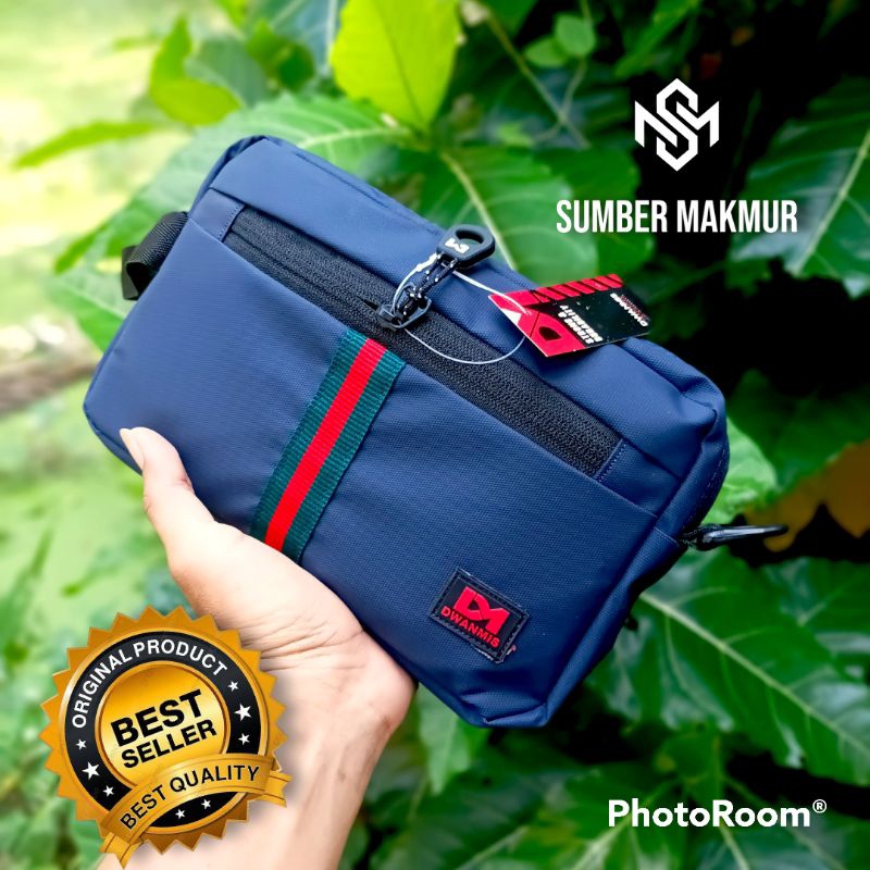 DM DWANMISS Hand Bag Waterproof | Clutch High Style | Tas Selempang DM POUCH | Tas Waistbag Pria