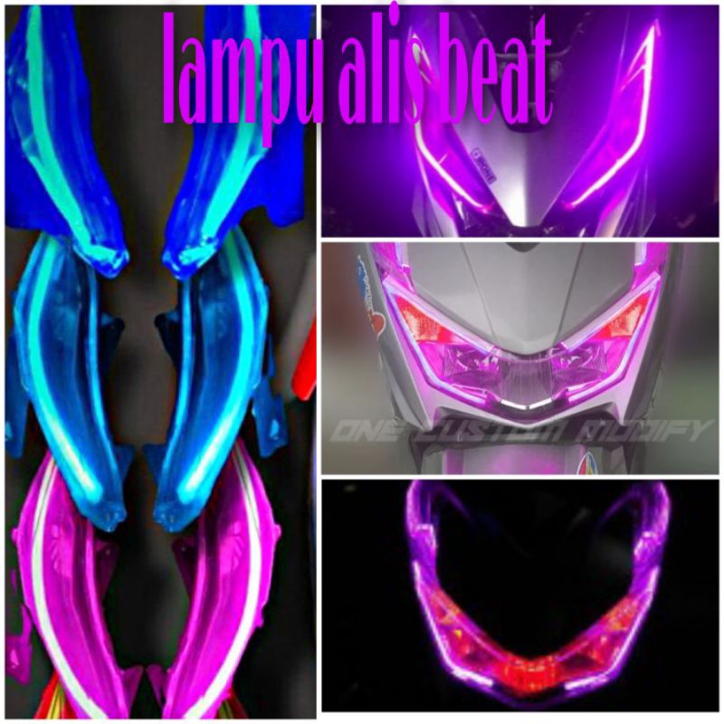 LAMPU ALIS MOTOR MOBIL TIPIS FLEXIBEL,BEAT VARIO,NMAX,SCOOPY,AEROX,MIO M3