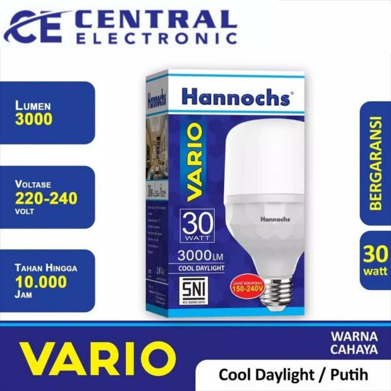 Lampu HANNOCHS Vario 30 Watt 30w 30 W - Led Hannochs Kapsul Putih
