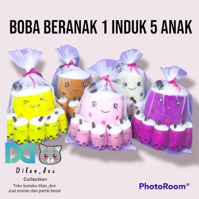 BONEKA BOBA BERANAK LED COCOK BUAT HADIAH ORANG TERSAYANG BISA COD GRATIS ONGKIR