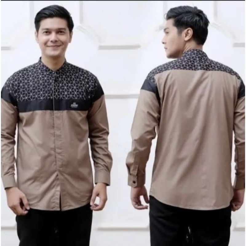 baju muslim pria dewasa lengan panjang terbaru