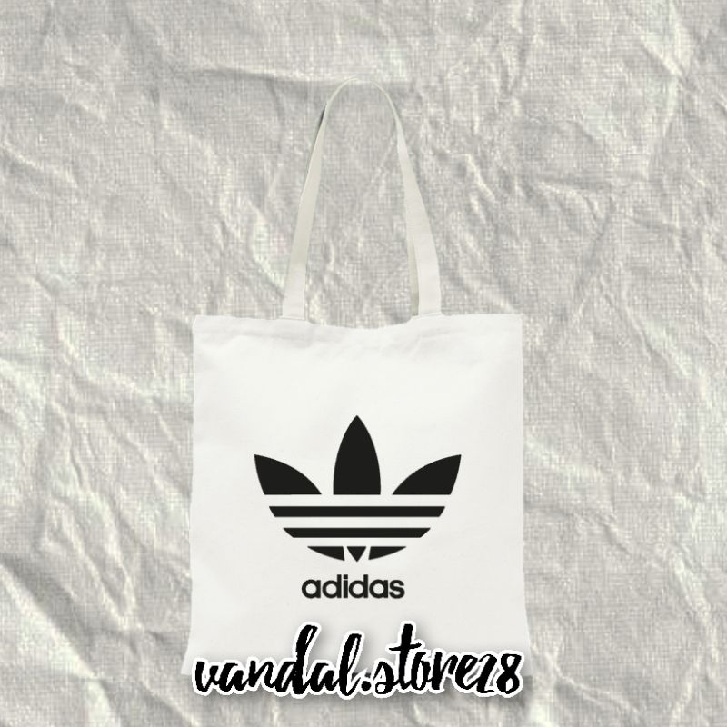 TOTEBAG KANVAS ADIDAS /TOTEBAG /TOTEBAG WANITA /TOTE BAG TAS SEKOLAH KULIAH TERMURAH