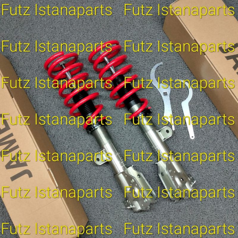 COILOVER SHOCK BREAKER JAMEX ADJUSTABLE TOYOTA RUSH DEPAN TH 08-17
