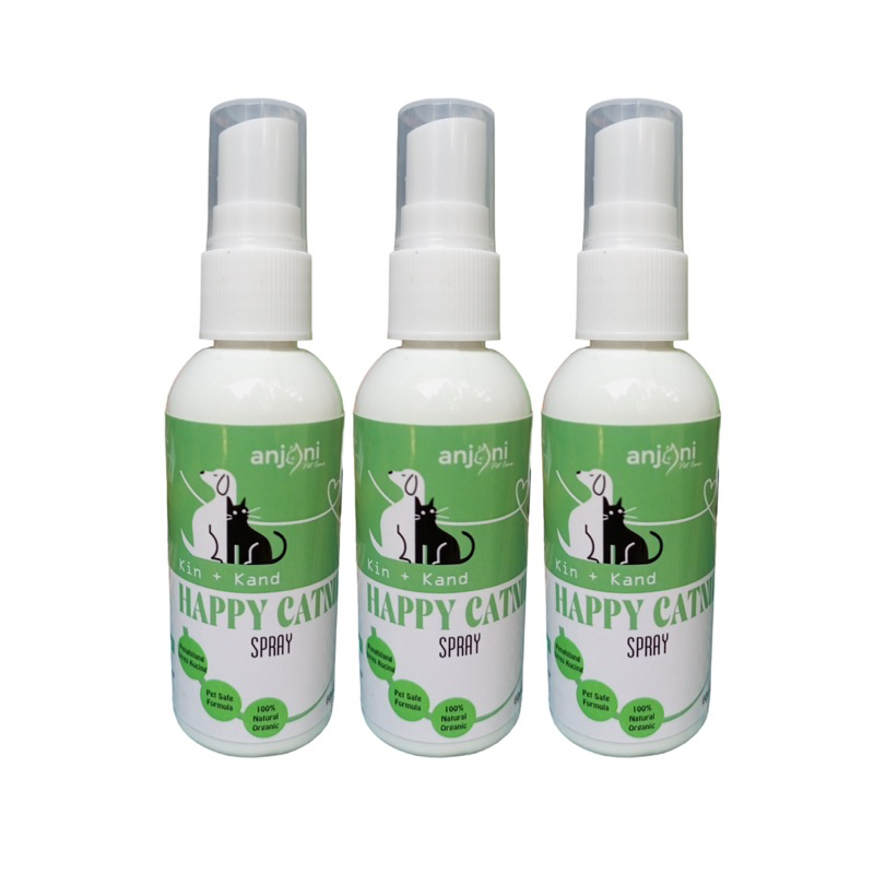 Anjani- HAPPY CATNIP SPRAY penghilang STRES KUCING