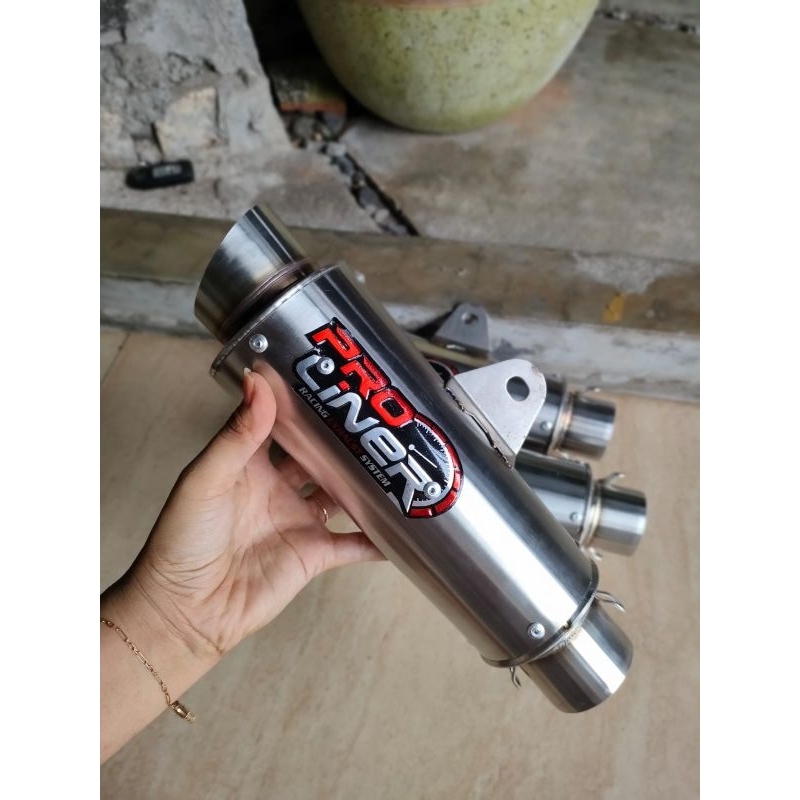 knalpot proliner tr 1 TR1 slincer silincer pro diameter 50mm