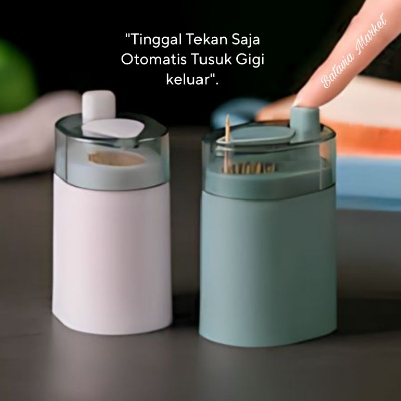 Holder Automatic / Tempat Tusuk Gigi Otomatis / Wadah Penyimpanan Kotak Tusuk Gigi