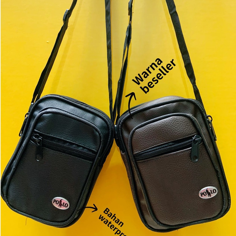 Slempang HP Polo ( HARGA GROSIR ) Tas Pria Wanita Waterproof