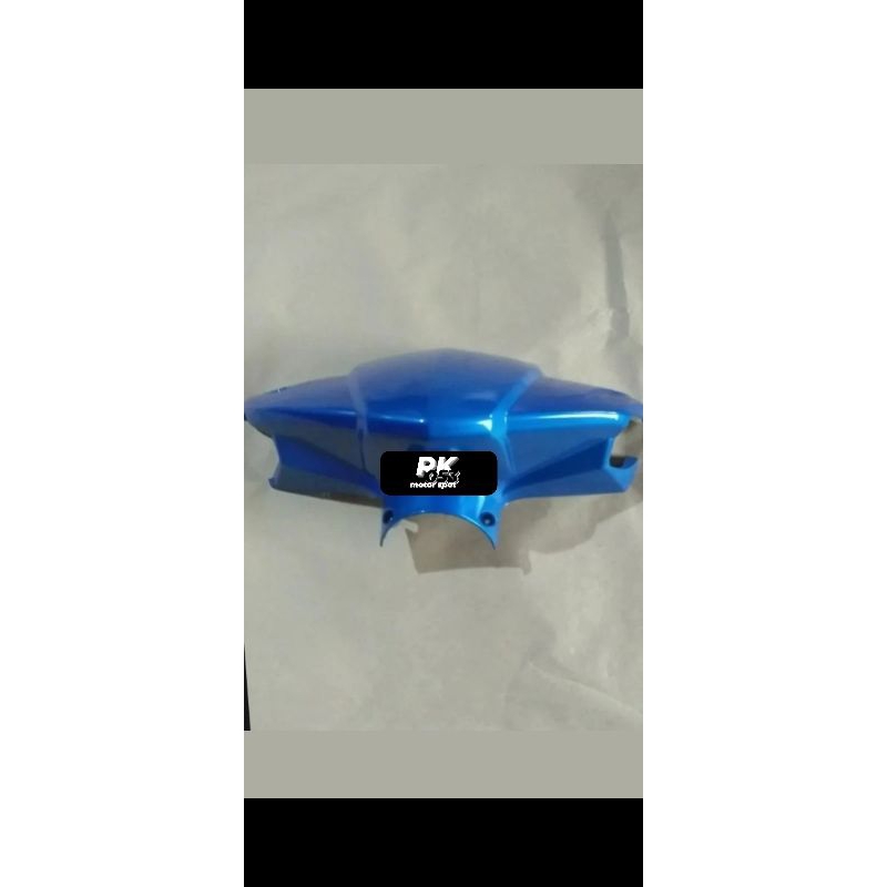 batok kepala depan motor honda vario lama 110 warna biru.
