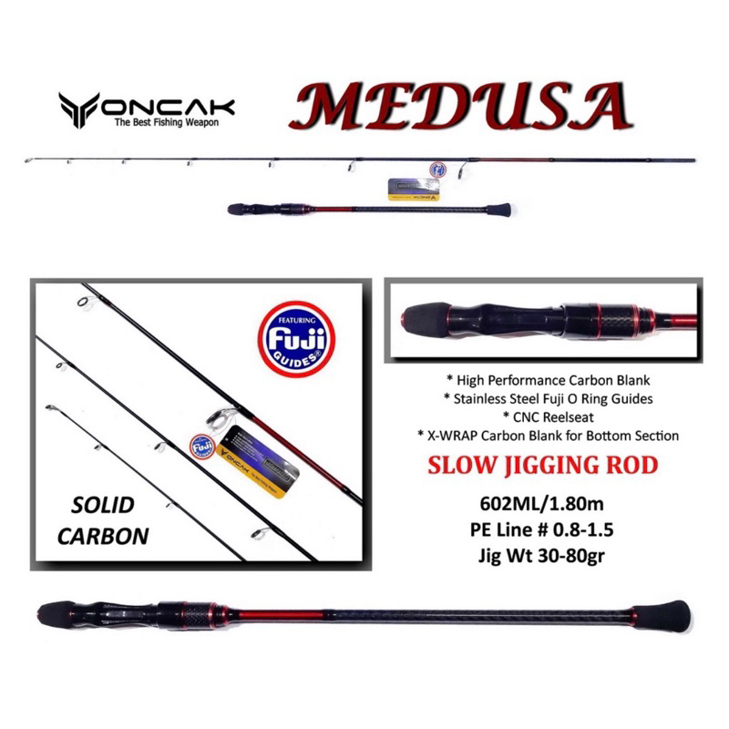 Joran ONCAK Medusa Slow Jigging Rod 602