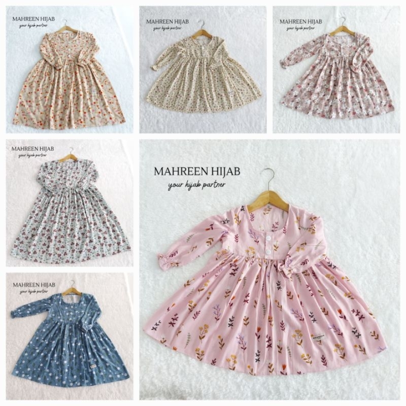 YUMNA DRESS GAMIS BAYI GAMIS ANAK TANPA JILBAB BAHAN RAYON PART 2