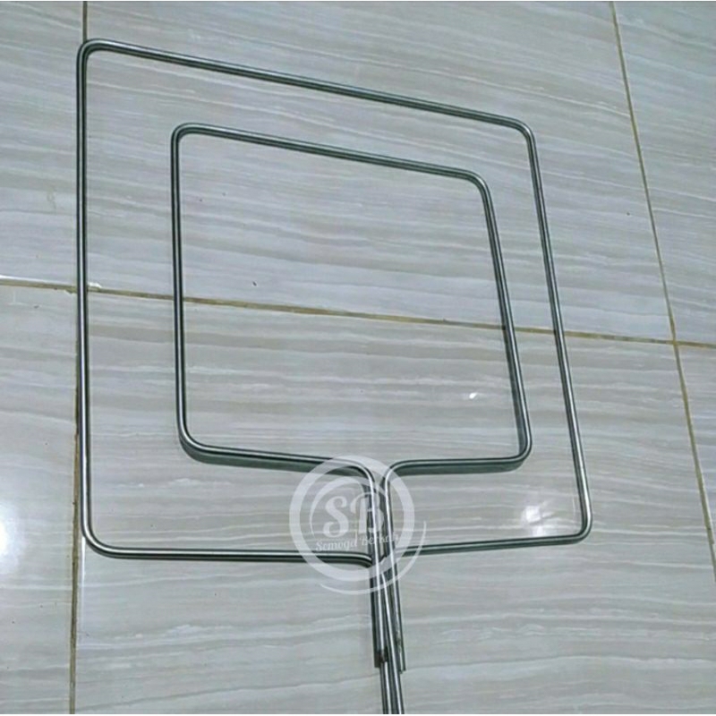 Ring Seser Serok Ikan Bentuk Kotak Stainless