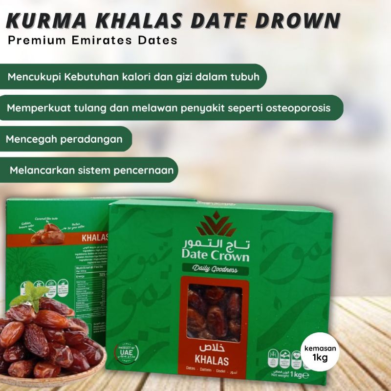

Kurma Khalas Date Crown – El Ashfaa Boutique