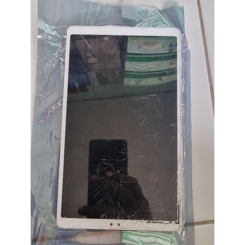 LCD samsung Tab A7 lite original copotan minus pecah kaca normal