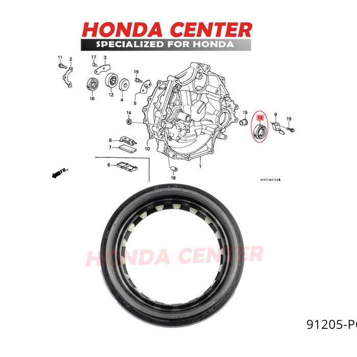 Seal cv joint as roda as kopel cople drive kanan kiri honda accord 1984 1985 manual