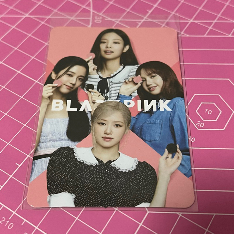 Photocard blackpink pc oreo official black pink lisa jennie rosé group no 1 2 3 4 5 6 7 8 9 10 complete set