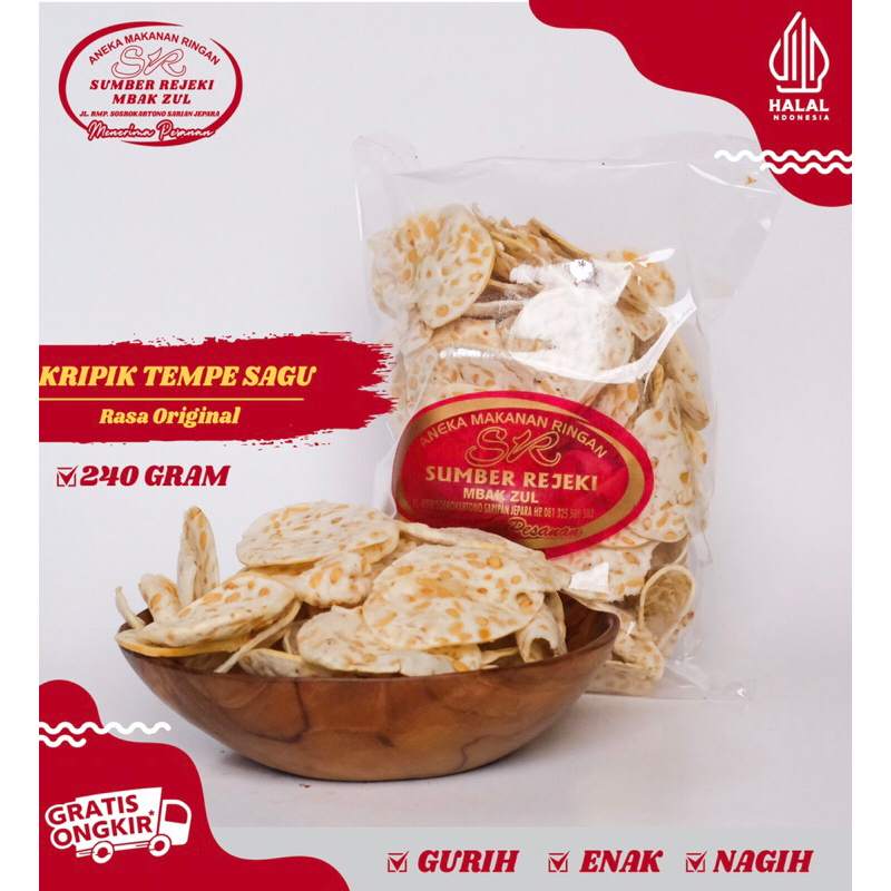 

KERIPIK TEMPE SAGU 265 GRAM