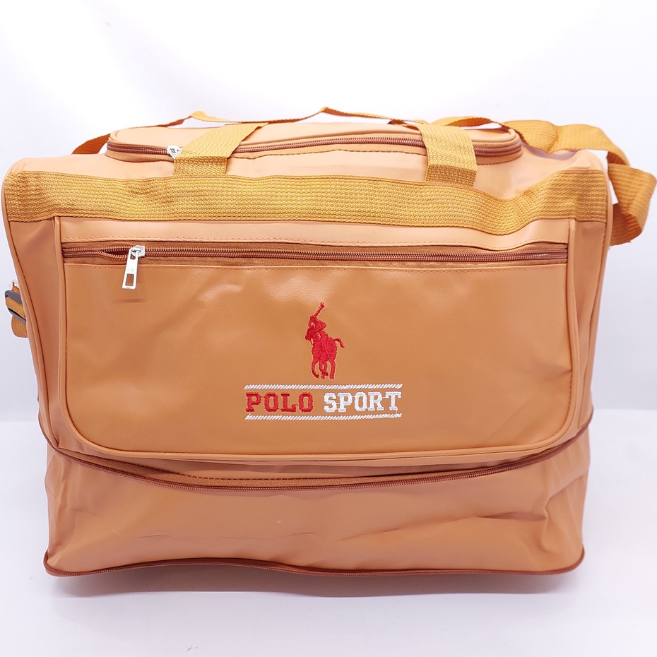 Tas Pakaian Kulit POLO BARU / Tas Travel Polo Kulit 2 TINGKAT EKSPANDING &amp; PANJANG / Tas Pakaian POLO MURAH / TRAVEL BAG LEATHER 2 TINGKAT BESAR MURAH KUAT / TAS BERANGKAT POLO KULIT MURAH BARU BESAR / TAS PAKAIAN POLO SPORT 2 TINGKAT BESAR MURAH BARU ORI