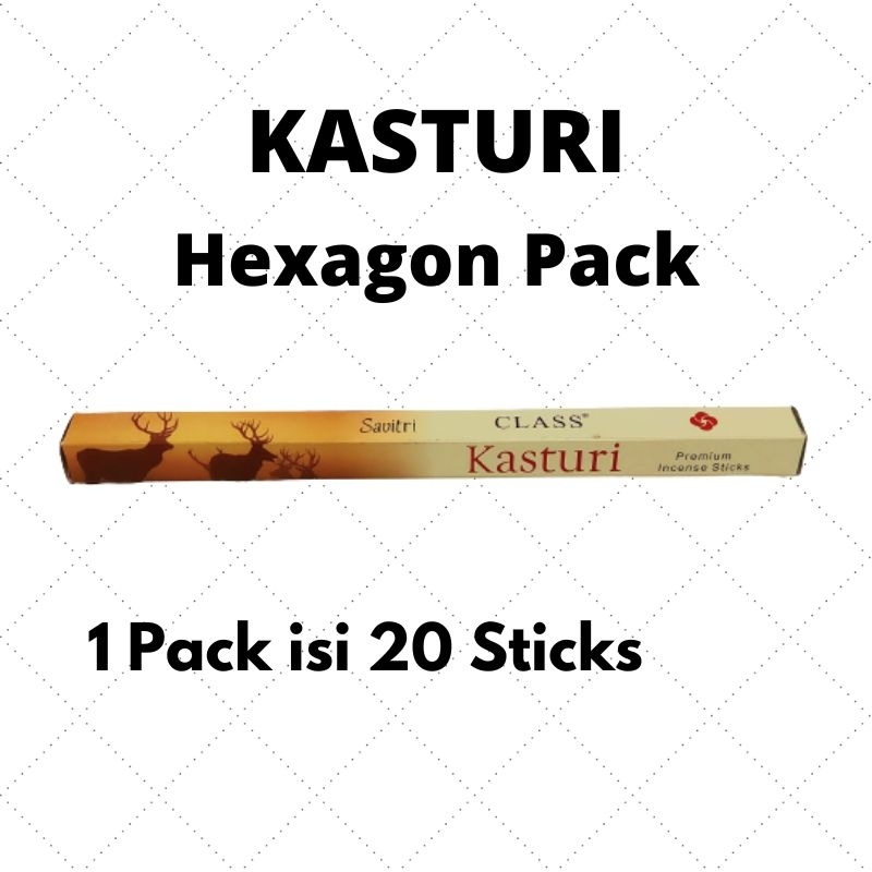 Dupa Hio India Hexagon Kasturi Pack Isi 20 Sticks