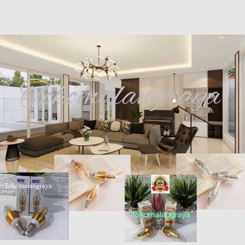 lampu led candle e14/lampu candle e14