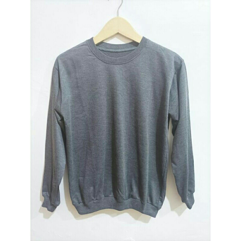 Sweater babyterry O'Neck Basic  Polos / Sweater Wanita-Pria sweater termurah
