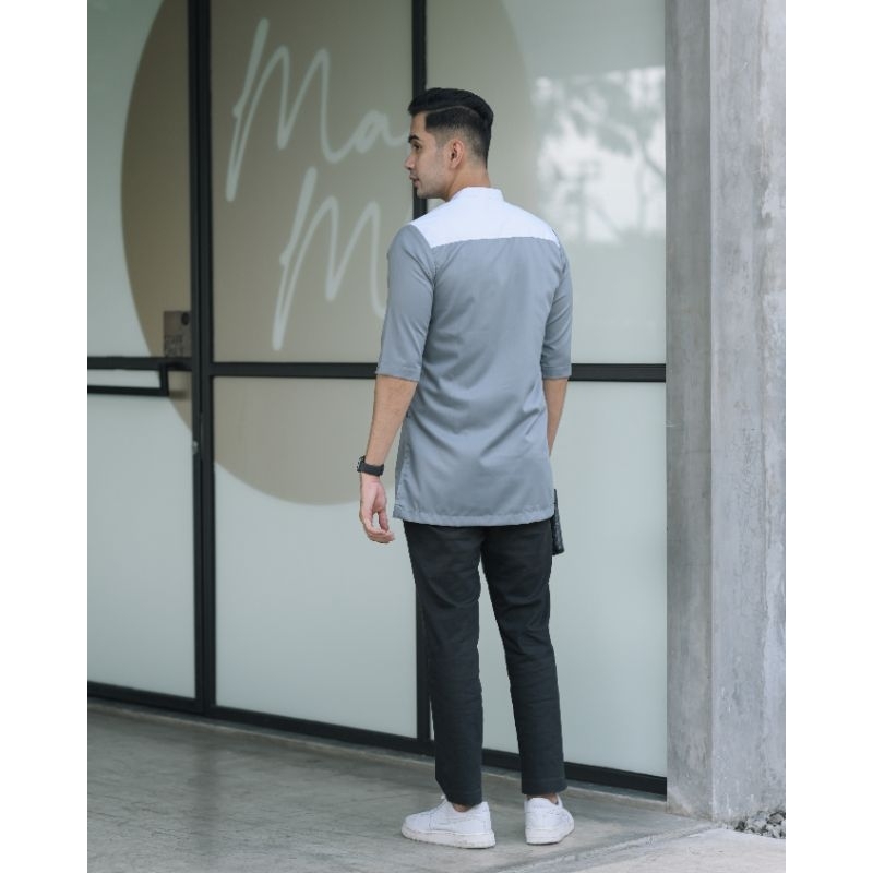 Baju Koko Terbaru Lengan 3/4 Kurta Modern