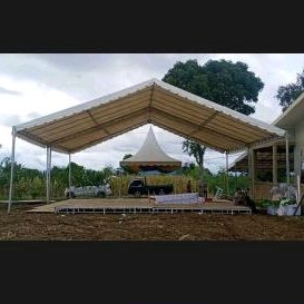 Tenda pesta//tenda persegi trepal putih 8x12