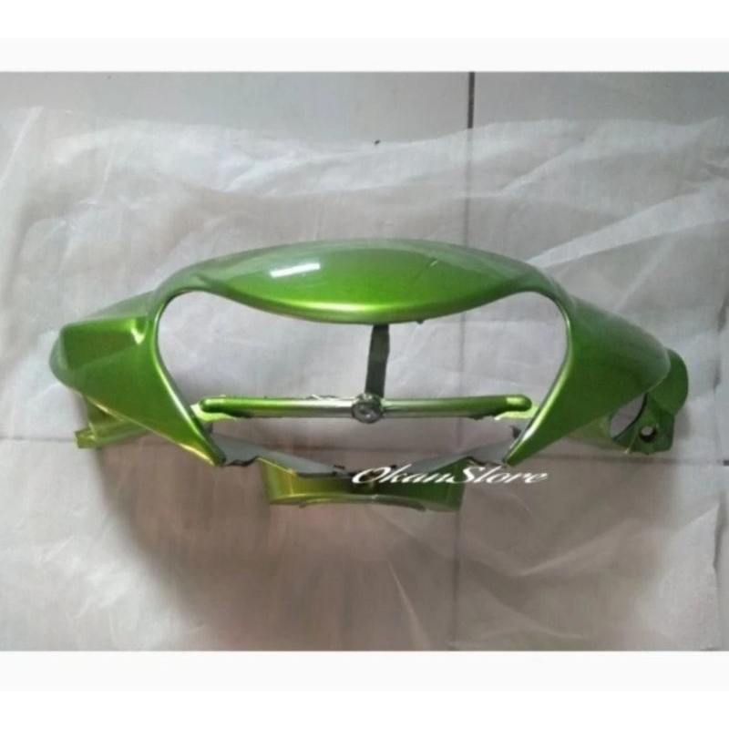 batok kepala lampu depan mio smile sporty hijau