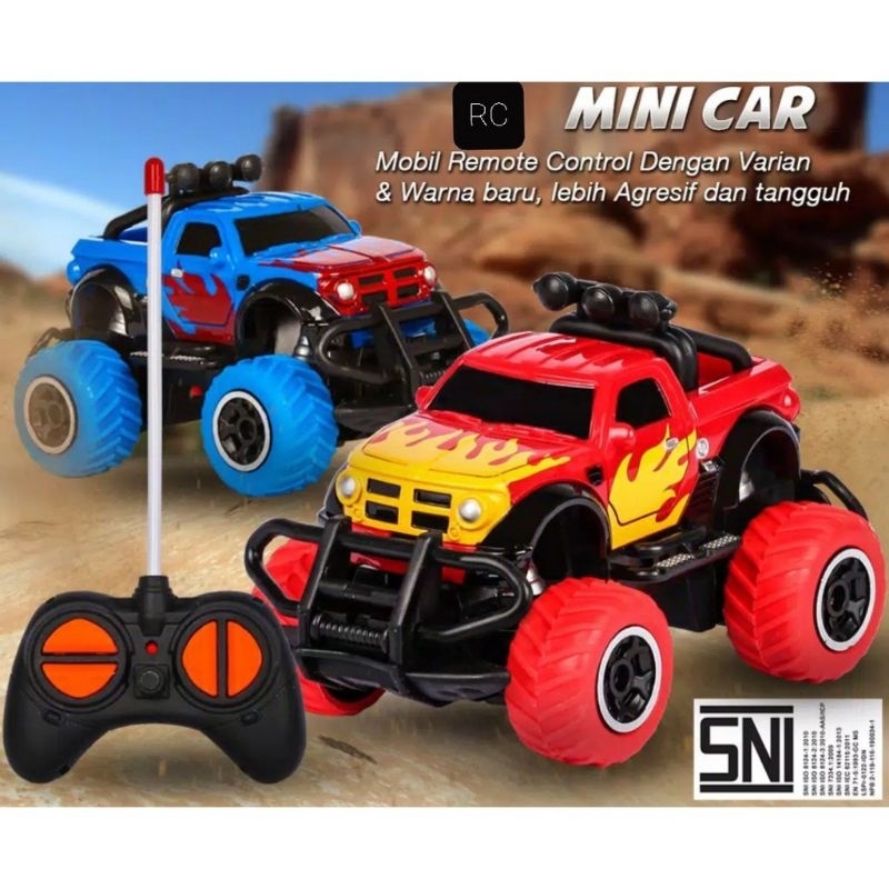 (SNI)Mainan mobil remote kontrol bentuk unik rc car toys mobil rock crawler mini climber