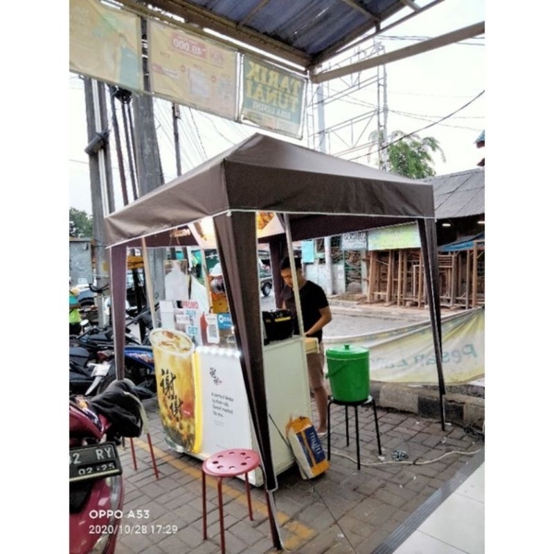 tenda jualan bazar ramadhan 2x2 full lengkap