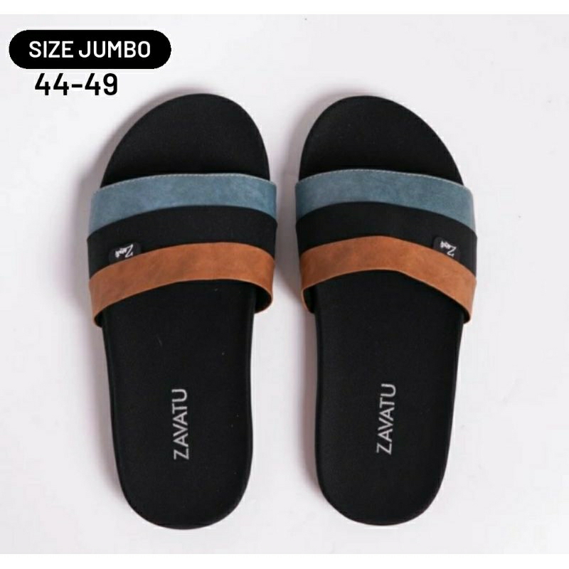 BIG SIZE Sandal Pria UKURAN 44 Sampai 49 Slop MK-030 Super JUMBO Slop Casual Santai Pria Remaja Cowok