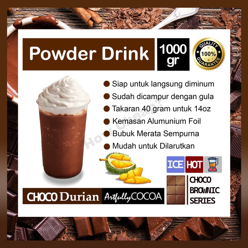 Choco Durian Bubuk Blend 1kg [Ready to Drink] #024