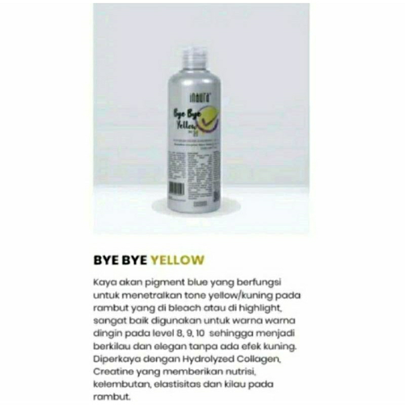 Inaura Bye-Bye Yellow Platinum Silver Shampoo 250ml