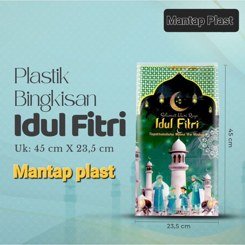 

Plastik Snack Idul Fitri / Souvenir Ultah Plastik Opp bingkisan Kado Lebaran Isi 12 pcs