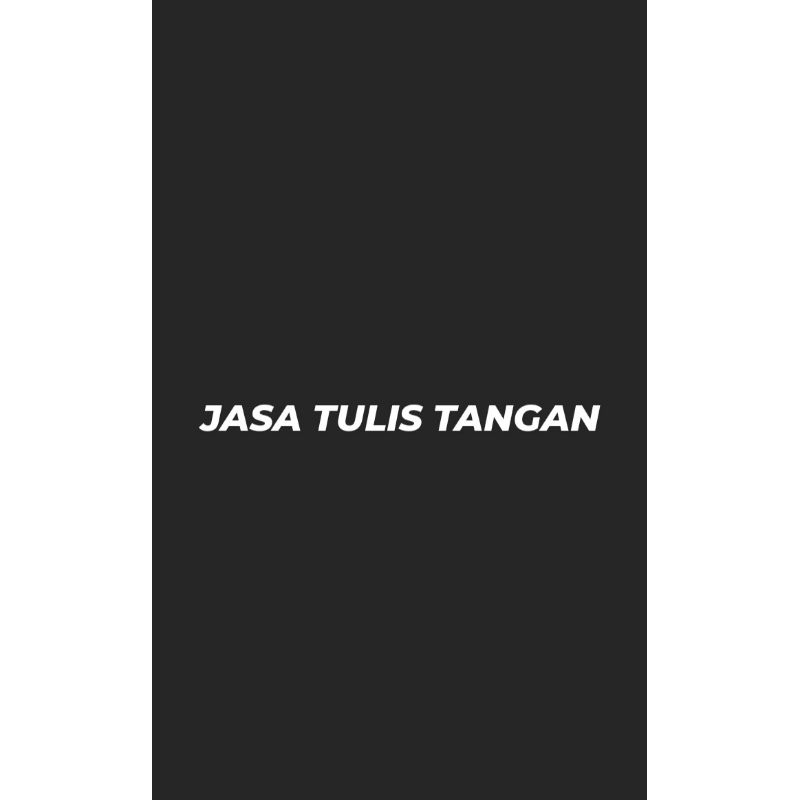 

Jasa tulis tangan (kalimat, angka, rumus, dll)