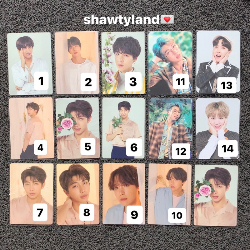 MINI PHOTOCARD BTS LOVE YOURSELF LY SYS JAPAN MAGIC SHOP 5TH JAPAN JUNGKOOK JIMIN JIN NAMJOON SUGA J
