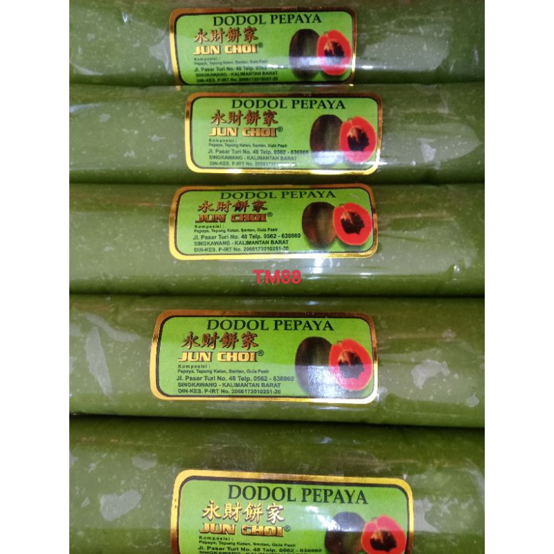 

DODOL PEPAYA MEREK JUN CHOI KHAS SINGKAWANG