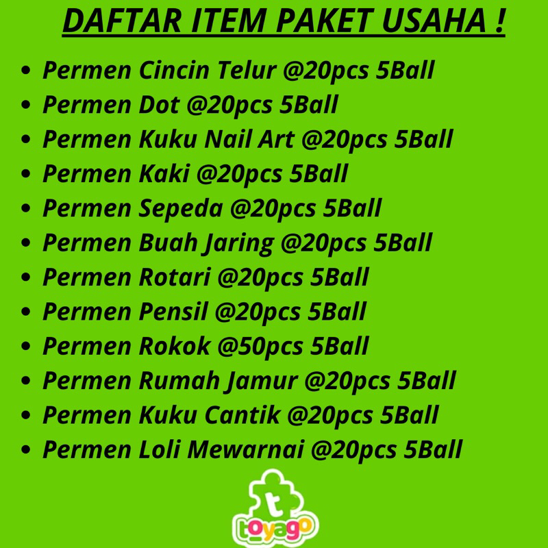 PAKET USAHA PERMEN