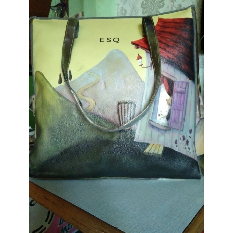 PL❤️Tote Bag ESQUIRE Motif