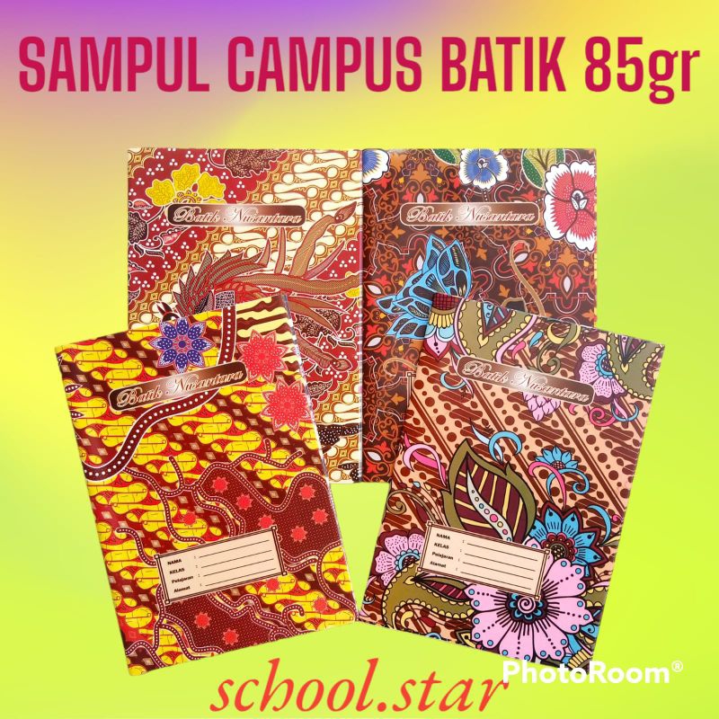 

(ISI 20LEMBAR) Sampul Buku Kertas Boxi / SAMPUL BUKU Big Boss Motif BATIK 85gram